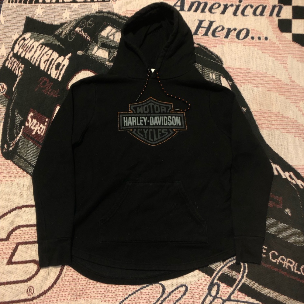 Harley Davidson Men’s Black Pullover Hoodie